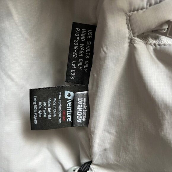 Venture Heated Gear quilted puffer 5V vest Sz XS - Picture 8 of 11